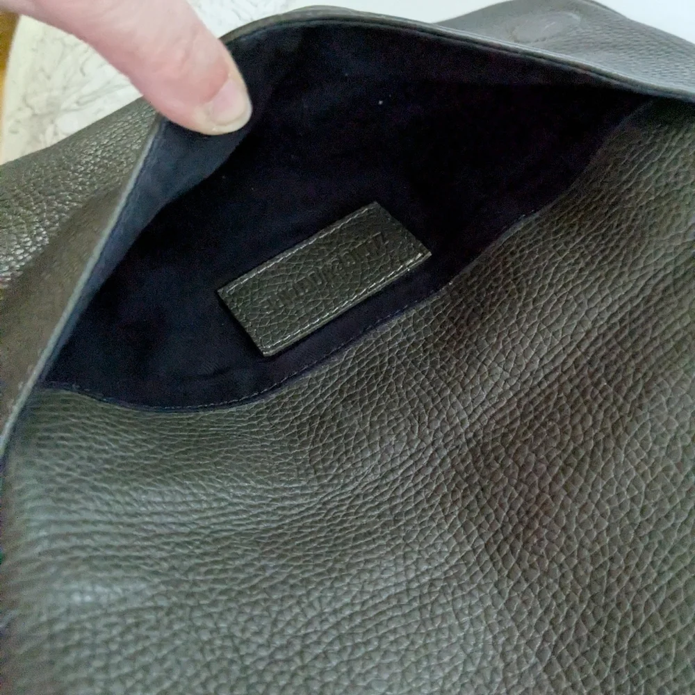 Zadig & Voltaire Leather Crossbody with Silver Chain - Picture 10 of 13